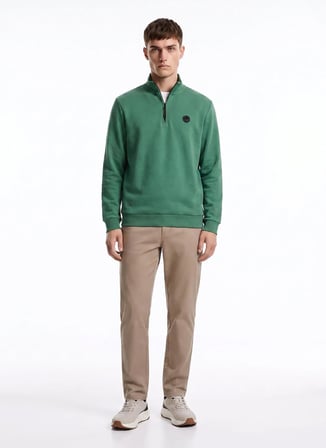 Discovery Expedition D5WM-SWT3941 Yeşil Erkek Sweatshirt