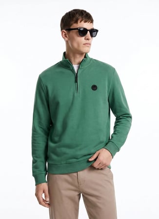 Discovery Expedition D5WM-SWT3941 Yeşil Erkek Sweatshirt