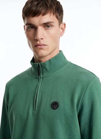 Discovery Expedition D5WM-SWT3941 Yeşil Erkek Sweatshirt