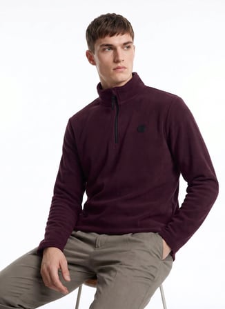Discovery Expedition D5WM-SWT3300 Mor Erkek Polar Sweatshırt