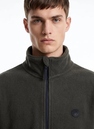 Discovery Expedition D5WM-SWT3301 Haki Erkek Polar Sweatshırt