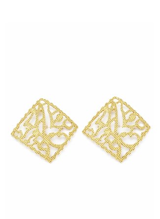 Altın Kaplama Aurelia Filigree Küpe