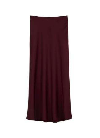 Fabrika Bordo Kadın Regular Fit Etek F6WL-ETK0081