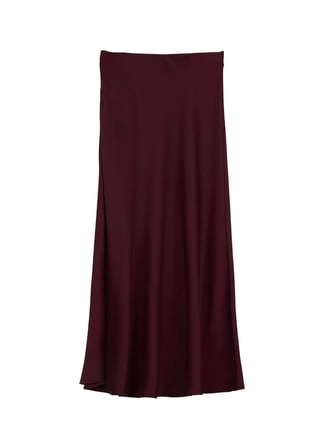 Fabrika Bordo Kadın Regular Fit Etek F6WL-ETK0081