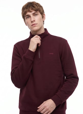Jeep Sweatshirt, S, Bordo