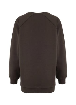 Fabrika Kahverengi Kadın Bisiklet Yaka Sweatshirt FALU-Y