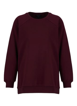 Fabrika Bordo Kadın Bisiklet Yaka Sweatshirt FALU-Y