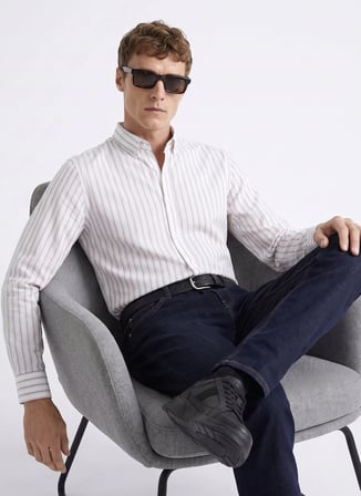 Fabrika Lacivert Erkek Slim Fit Denim Pantolon F6WM-PNT 2195