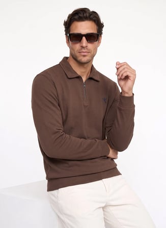 Fabrika Lacivert Erkek Sweatshirt F6WM-SWT 2253