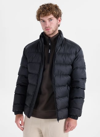 Jeep Siyah Erkek Relaxed Kapitone Mont J6WM-MNT7370