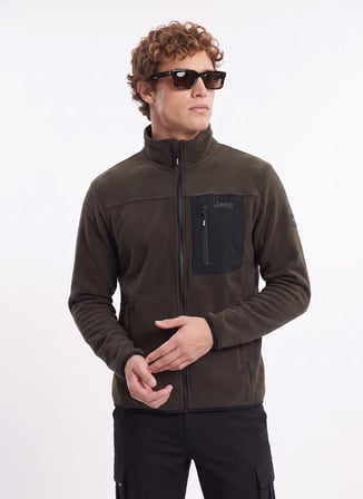 Jeep Kahverengi Erkek Polar Sweatshırt J4WM-SWT4444