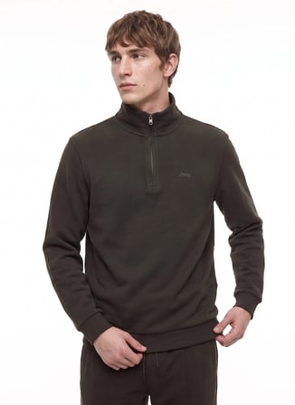 Jeep Sweatshirt, S, Koyu Haki