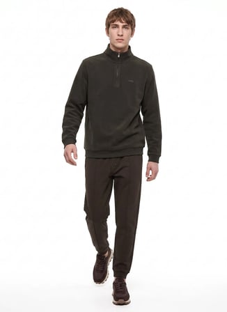 Jeep Sweatshirt, S, Koyu Haki