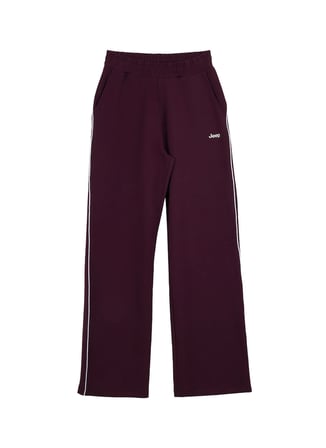 Jeep Bordo Kadın Şeritli Eşofman Altı J5WL-EA7103
