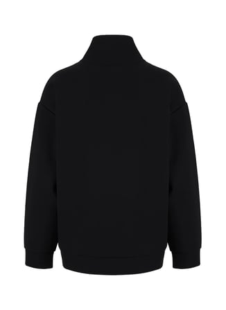 Jeep Siyah Kadın Loose Fit Baskılı Sweatshirt J6WL-SWT7040