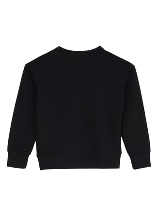 Jeep Siyah Kız Çocuk Bisiklet Yaka Baskılı Sweatshirt J6WG-SWT7535