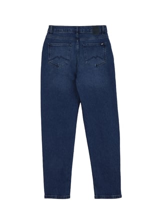 Mustang Lacivert Kadın Mom Fit Denim Pantolon CHARLOTTE TAPERED-1618