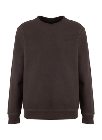 Mustang Kahverengi Erkek Basic Nakışlı Sweatshirt M6WM-SWT1590