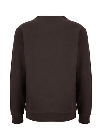 Mustang Kahverengi Erkek Basic Nakışlı Sweatshirt M6WM-SWT1590