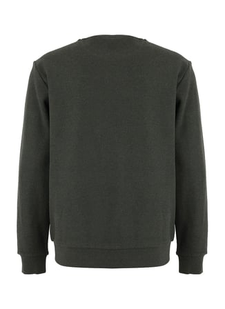 Mustang Haki Erkek Basic Nakışlı Sweatshirt M6WM-SWT1590