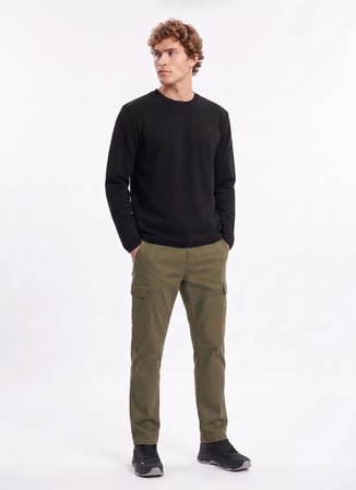 National Geographic Sweatshirt, S, Siyah