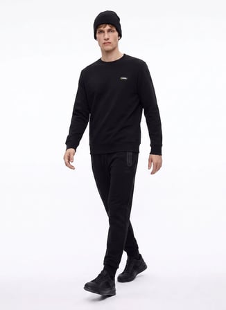 National Geographic N6WM-EA4327 Siyah Erkek Sweatpant
