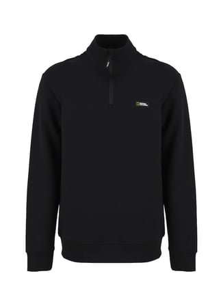 National Geographic Sweatshirt, S, Siyah