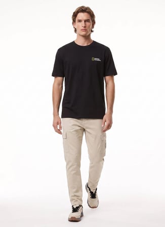 National Geographic Siyah Erkek T-Shirt N6WM-TST4055