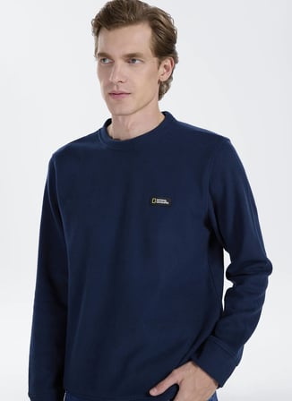 National Geographic Lacivert Erkek Sweatshirt N6WM-SWT4103