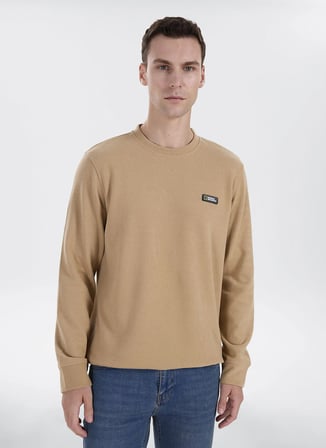 National Geographic Açık Kahve Erkek Sweatshirt N6WM-SWT4103