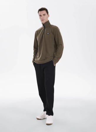 National Geographic Haki Erkek Sweatshirt N6WM-SWT4102