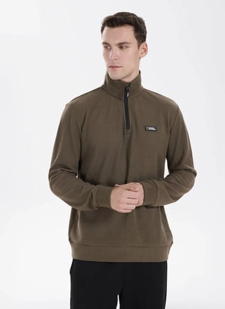 National Geographic Haki Erkek Sweatshirt N6WM-SWT4102