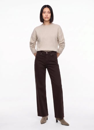 Jeep Kahverengi Kadın Denim Pantolon Model-53144