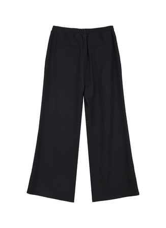 Limon Siyah Kadın Bol Paça Pantolon M6WL-PNT9003