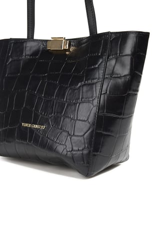 Vince Camuto LAURA-DOGLIE-KROKO Siyah Kadın Deri Tote Çanta