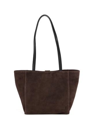 Vince Camuto LAURA-DOGLIE-SUET Kahve Kadın Deri Tote Çanta
