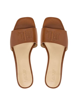 lauren ralph lauren taba kadın terlik 802959142002
