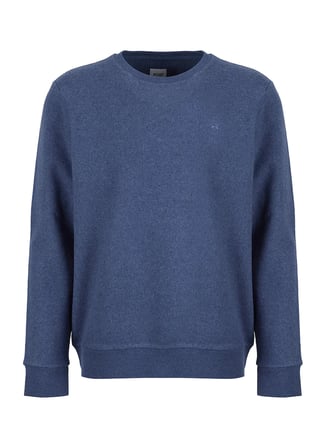Mustang Mavi Erkek Basic Nakışlı Sweatshirt M6WM-SWT1590