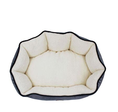 Lepus Daisy Üstü Açık Gri Büyük Irk Köpek Yatağı