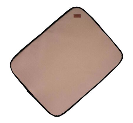 Lepus Üstü Açık Tüy Tutmaz Bej Orta Irk Köpek Yatağı