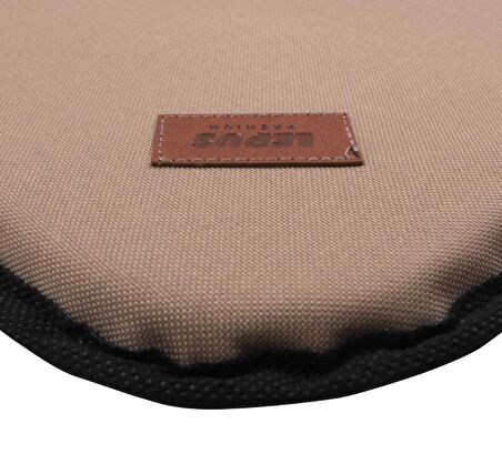 Lepus Üstü Açık Tüy Tutmaz Bej Orta Irk Köpek Yatağı