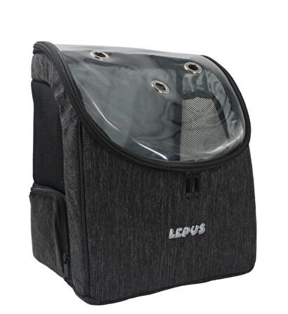 Lepus Kedi Taşıma Sırt Çantası Siyah