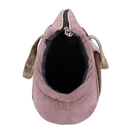 Kedi ve Köpek Taşıma Çantası Açık (Sling Bag) Toz Pembe