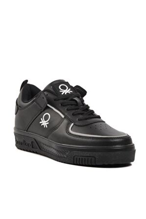 Benetton BN-31086 Unisex Sneaker Ayakkabı Siyah 36-40 