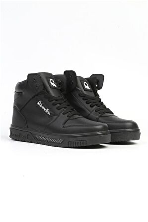 Benetton BN-31087 Erkek Sneaker Ayakkabı Siyah 40-44 