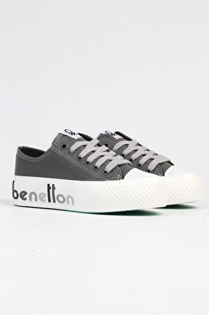 Benetton BN-31133 Kadın Sneaker Ayakkabı Gri 36-40 