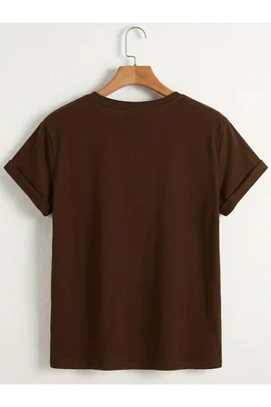 Unisex D54/DFESENPAPATYA/ONUST Baskılı Tasarım Tshirt