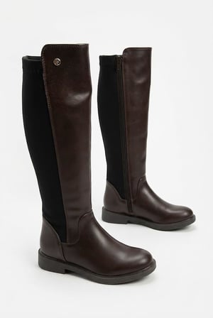 Pierre Cardin 52066 Kahve Arkası Strej Kaymaz Taban Kadın Çizme