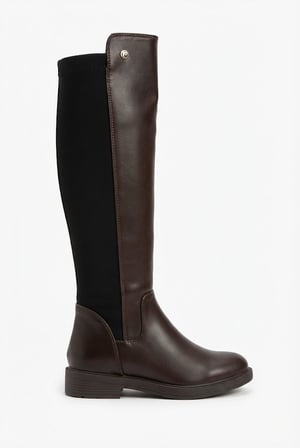 Pierre Cardin 52066 Kahve Arkası Strej Kaymaz Taban Kadın Çizme