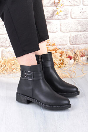 Pierre Cardin 54910 Rahat Sıcak Astar Toka Detaylı Kısa Kadın Bot